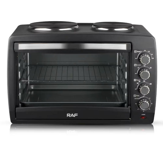 Cuptor Electric Multifuncțional RAF R.5317, 45L, 2 Plite, Control Temperatură, 3400W