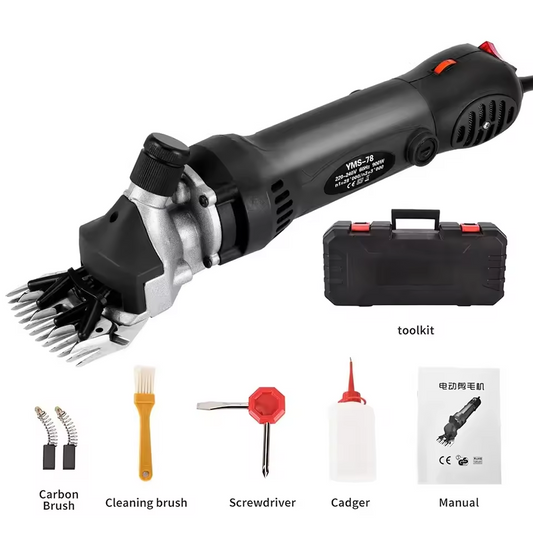 Aparat electric profesional pentru tuns oile, 6 viteze, 850 W, 13 dinti